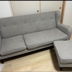 土日限定価格❣️Francfranc♥️ソファ3人がけ2way の画像