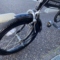 折りたたみ自転車 お父さんバイク クールエディションの画像