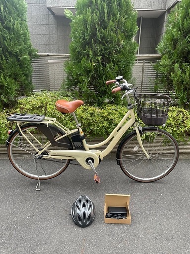 【本日引取り2万円でご案内】【美品】充電回数14回の2022年製アサヒ27インチ電動自転車。2/28引き取りは5000円引きの¥20000円