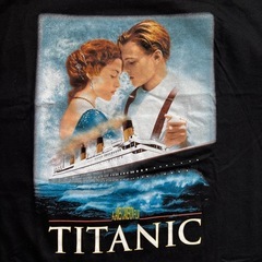 90s TITANIC タイタニック 映画 Tシャツ XLの画像