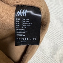 H&M  ウールベレー帽の画像