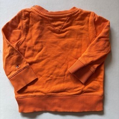 トミー　オレンジ　トレーナー　　80センチの画像