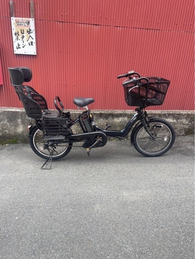 【京都発】京の楽チャリ　電動アシスト自転車　ヤマハ　　パスキス　黒色