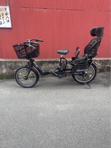【京都発】京の楽チャリ　電動アシスト自転車　ヤマハ　　パスキス　黒色