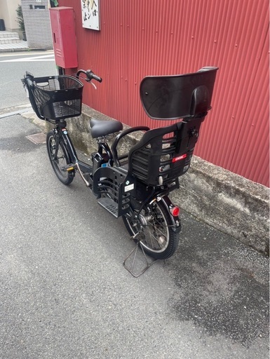【京都発】京の楽チャリ　電動アシスト自転車　ヤマハ　　パスキス　黒色
