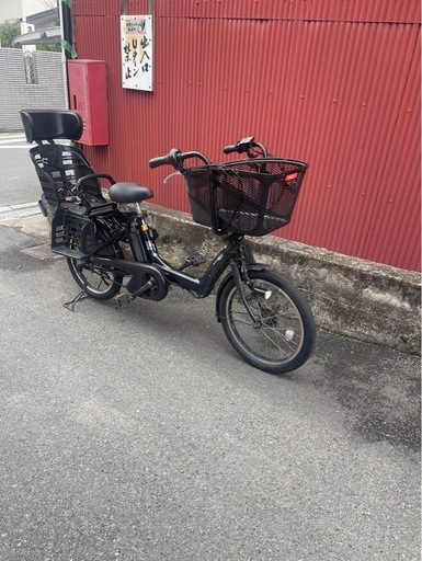 【京都発】京の楽チャリ　電動アシスト自転車　ヤマハ　　パスキス　黒色