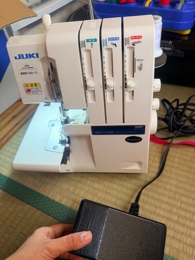 ジューキ MO-113DN 1本針3本糸ロックミシン　動作確認済み