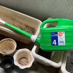 【2026/7/24まで】ガーデニング 鉢、ジョウロの画像