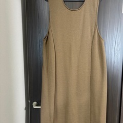 マタニティ用裏起毛ワンピースの画像