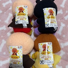 アンパンマンぬいぐるみ　バイキンマンカレーパンマンの画像