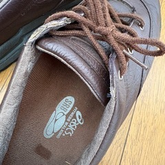 asicsレザーウォーキングシューズ24.5㎝の画像