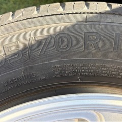 165 70 r14 ミシュランタイヤ　アルミホイール　4本セットの画像