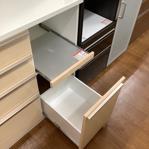 高橋木工所 2枚扉レンジボード シェモア【トレファク 川越店】