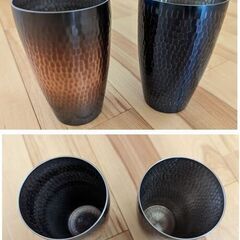 銅製タンブラー、燕三条グラス、タンブラー 計5点の画像