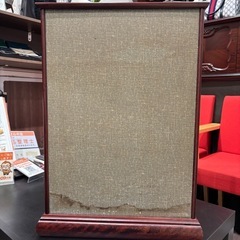 ガラス×木材 ディスプレイケース（一松人形が入っていました）の画像