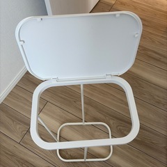 山﨑実業　ゴミ箱　ホワイトの画像