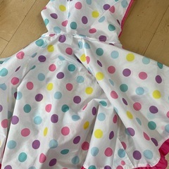 B-2 レイン　ポンチョ　女の子　80-100の画像