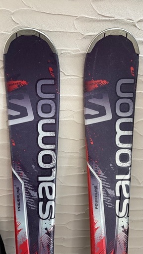 売約済】SALOMON（サロモン） スキー3点セット（板、ストック、ブーツ