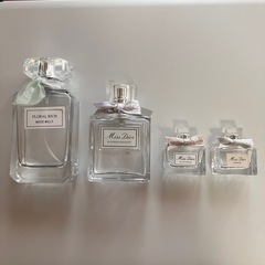 ◇FLORAL RICH×1個、ミス ディオール ブルーミング ブーケ×3個(空瓶 4点セット)の画像