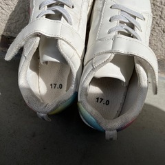 スニーカー　17.0 女の子の画像