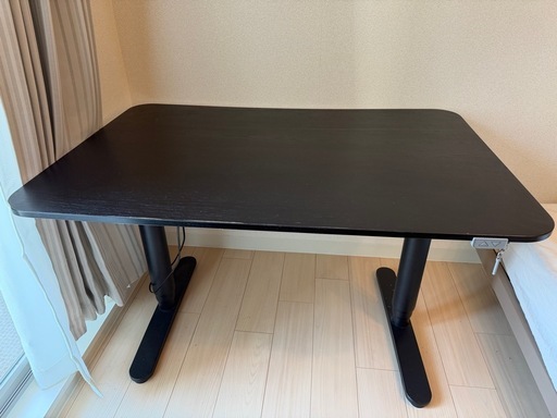 【IKEA】電動昇降式デスク BEKANT ベカント（ブラック）