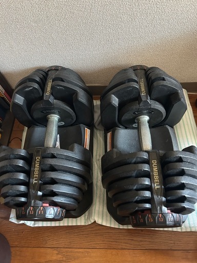 40kg可変式ダンベルx2個
