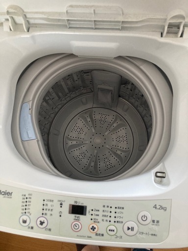 ハイアール 4.2kg洗濯機 JW-K42M 2018年頃購入 動作良好 札幌 引取限定