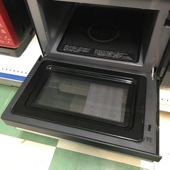 ジャングルジャングル貝塚店　シャープ　電子レンジ　2019年製　ヘルツフリー　ブラック　黒　フラットタイプ　単機能電子レンジ　絶対湿度センサー　縦開き　中古　貝塚市　二色浜の画像