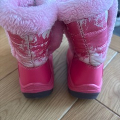 スノーブーツ　ピンク　　15-16センチの画像