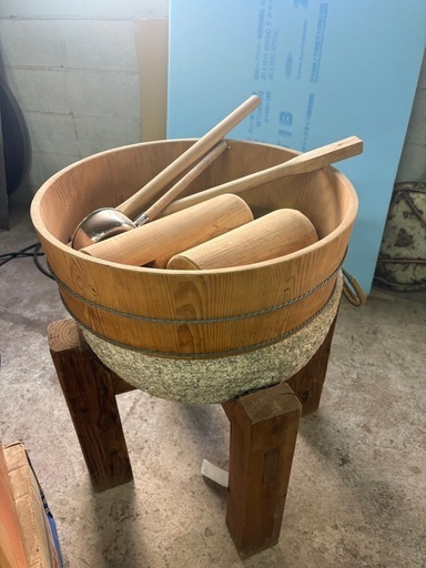 再値下げ、餅つき　道具一式