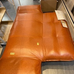 配達可【2人掛けソファ】【茶色】クリーニング済み【管理番号0228】野 の画像