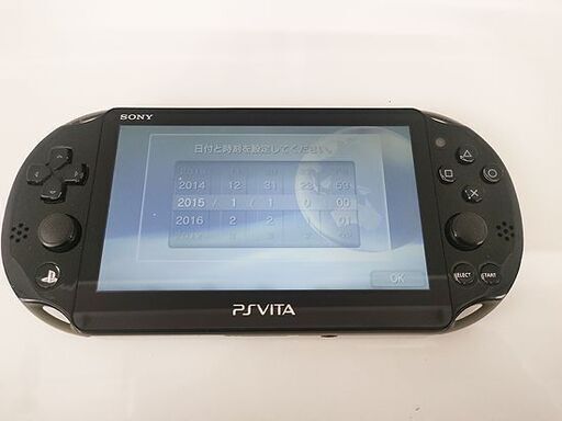 PSVITA PCH-2000 ブラック 動作品 初期化済 メモリーカード16GB 充電コード ソニー SONY プレイステーション 