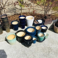 陶器、素焼きの鉢の画像