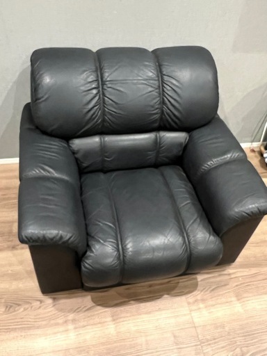 maruni マルニ 本革 1人掛けソファ高級レザー 応接・書斎 (こーへい