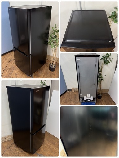 【?買取市場 6ヶ月保証 ジモティー限定特別価格】R513 ☀️ 人気のブラック！ TOSHIBA / 東芝 冷蔵庫 [153L /2