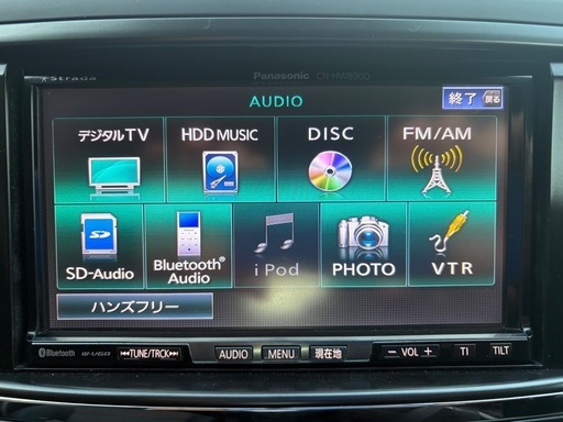 【値下げ】パナソニックカーナビ　ストラーダCN-HW890DFA フルセグ　Bluetooth