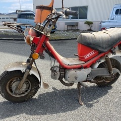 ヤマハチャッピー不動車部品取りです！の画像