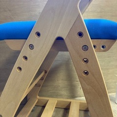 木製チェア 学習チェア 椅子 レオ 高さ調整 キャスター付　天然木 国産 日本製の画像