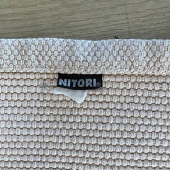 ラグマット2枚(無印良品とニトリ)の画像