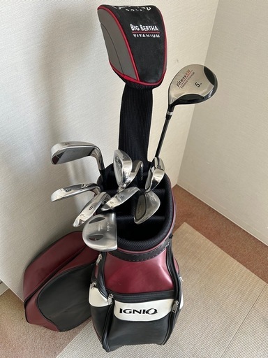 レフティゴルフセット11本バッグ付