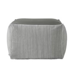 無印　ビーズクッション　定価15000円　ヒッコリー　デニム生地　の画像