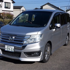 【引き渡し決定】8人乗り‼️24年式❗️大人気☆ホンダ ステップワゴン スパーダZ インターナビセレクション⭐︎Bluetooth対応ナビ付き☆走行中DVD見れます☆便利なバックカメラ付き☆ETC付き☆便利な電動スライドドア付き♪しかも両側☆事故修復歴無し☆クルーズコントロ☆車内広々三列シート！の画像