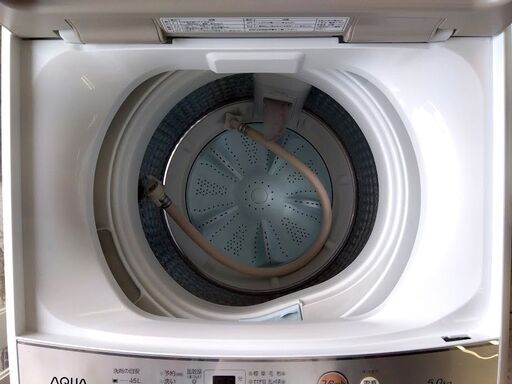 洗濯機 5.0kg 2021年製 アクア AQW-S5M(W) ガラストップ ホワイト AQUA 単身・1人暮らし 家電 札幌市 中央区 南12条