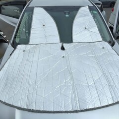 サンシェード ホンダ ヴェゼル用 2015年 モデル 日よけ用 断熱仕様 車中泊用 遮光仕様 フロントガラス パラソル 車 遮光 遮熱 暑さ対策 HONDA VEZEL RV系 アクセサリー パーツ フロント センターコンソール用 インナートレイ コンパートメント 樹脂 コンソールオーガナイザー 08U27T7A000 外付コンソールボックスの画像