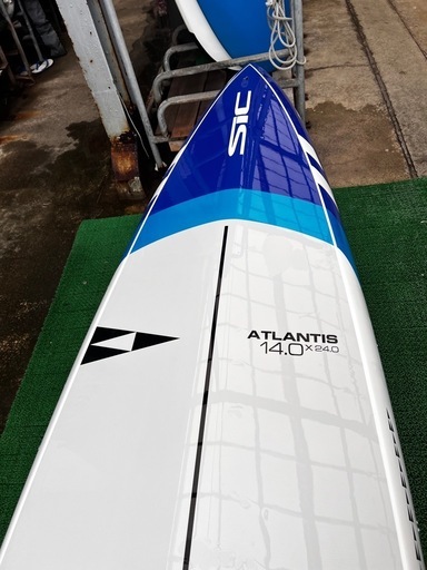 販売決まりました。ありがとうございました。販売先中古SUPハードボード　SIC Atlantis 14ft x 24インチ