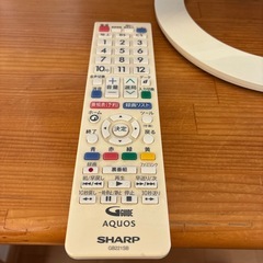 22型シャープフルハイビジョンTVの画像