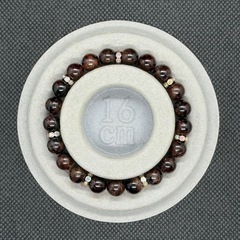 ガーネット8mmブレスレット☪️16cmの画像