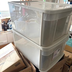 収納ケース2個の画像