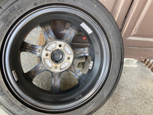 【値下げ】R14ホイールタイヤ4本セット　中古