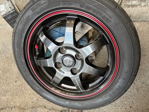 【値下げ】R14ホイールタイヤ4本セット　中古